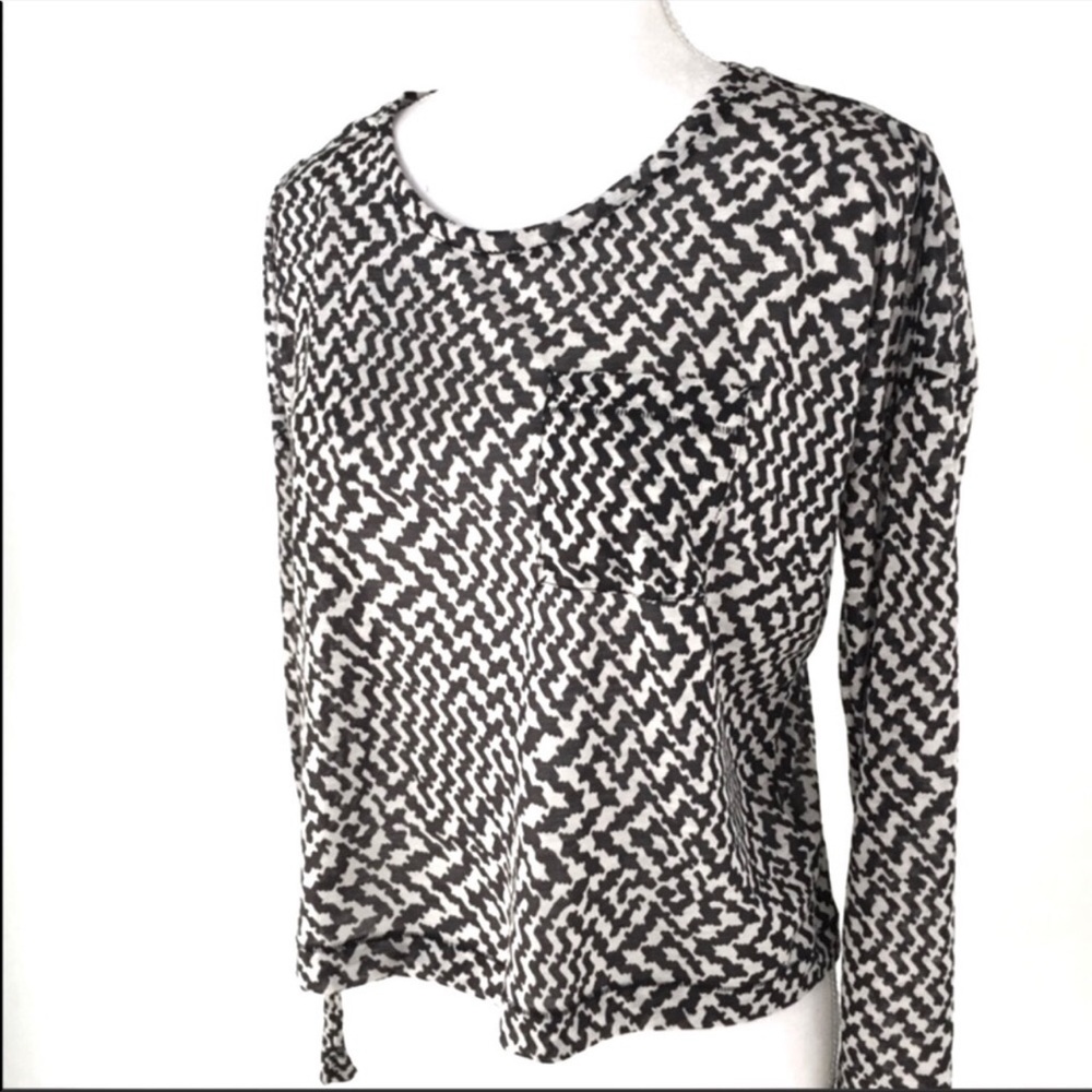 Rag & Bone Graphic Long Sleeve T-Shirt